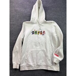 Teton Gravity Research Grateful Dead Hoodie Mens L White Dancing Bears Pullover